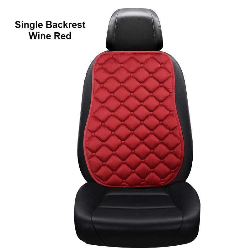 Car Seat Cover Protector Universal Winter Warm Auto Seat Cushion Rear Seat Cushion Protection Covers Back Cushion Three Piece