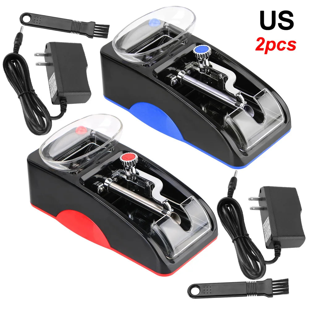 110V/230V Electric Automatic Cigarette Rolling Machine Cigar Roller Smoking Tool EU US Plug Injector Maker DIY Accessories