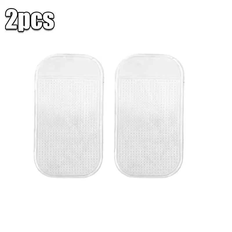 2PCS Car Dashboard Anti-slip Mat Cell Phone Anti-slip Silicone Mat Universal Car Sticky Pad Car Gadgets Interior Accessories