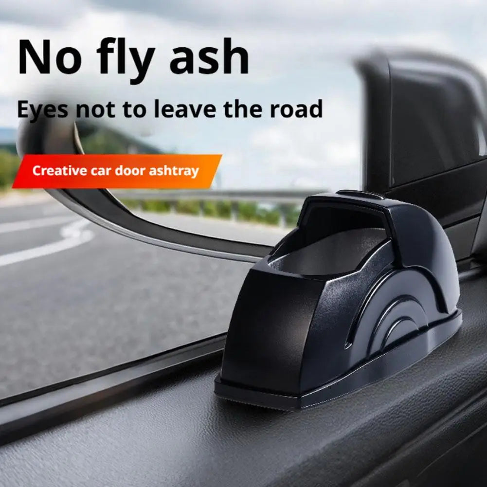 Car Ashtray Cigarette Ashtray Cup Car Door Device Mokeless Ash Tray With Lid Portable Universal Ashtray Auto Accessories